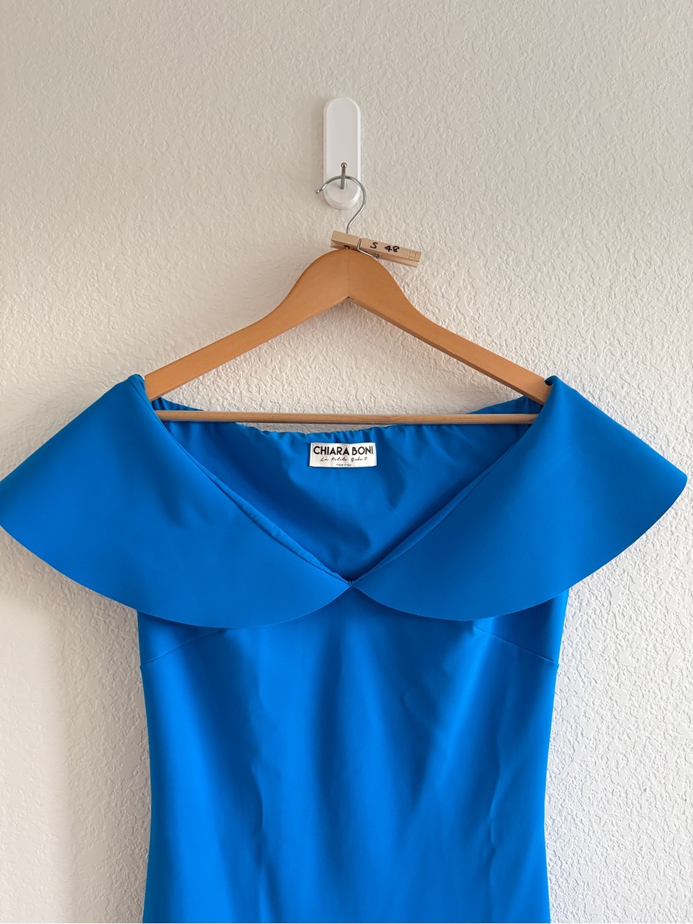 Chiara Boni Blue Gown IT size 46 US size 10 US size medium - Picture 5 of 14
